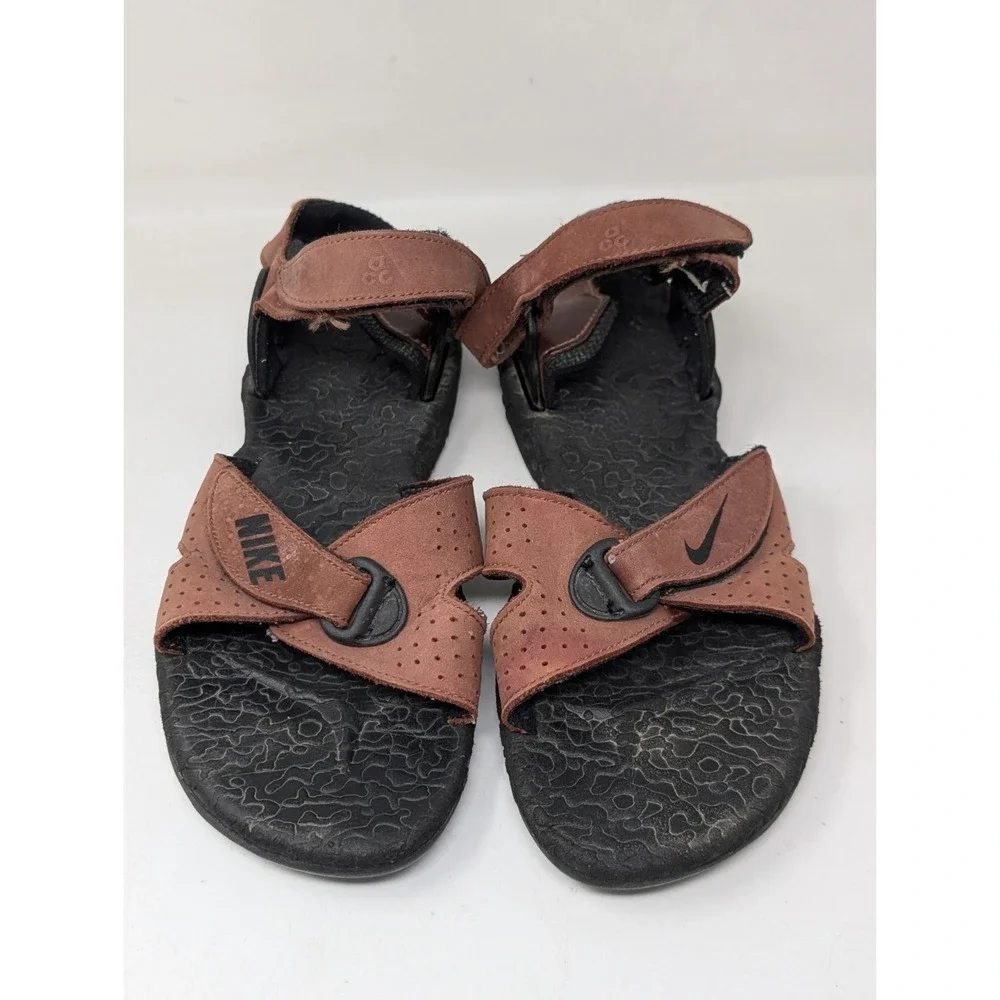 Vintage Nike ACG Air Deschutz Ankle Strap‎ Sandals Men's Size 11 M Brown